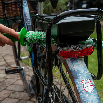 Het product wordt getoond in een voorbeeldige toepassing