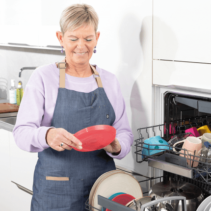 Het product wordt getoond in een voorbeeldige toepassing