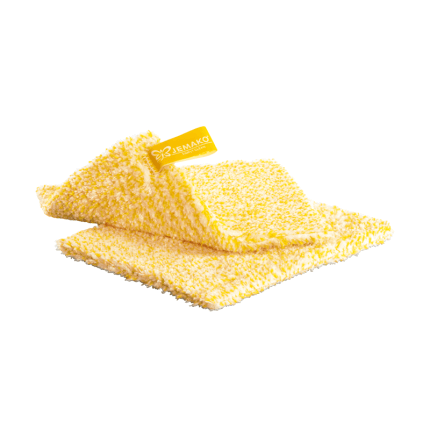 Chiffon Duo petit 18 x 14 cm, jaune, pack de 2